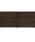 Beau 6 Drawer Dresser (Walnut)