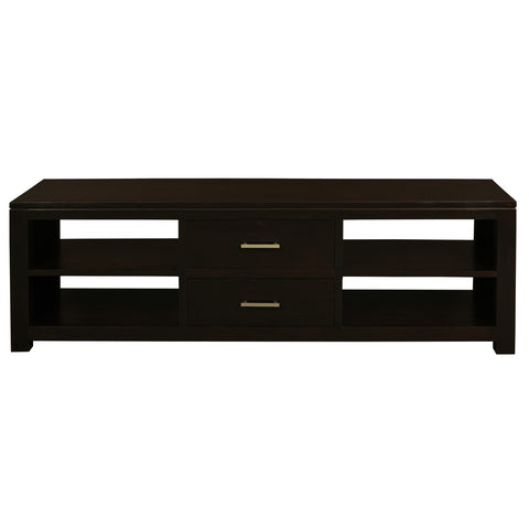Paris 2 Middle Drawer Entertainment Unit (Chocolate)