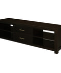 Paris 2 Middle Drawer Entertainment Unit (Chocolate)