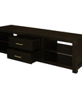 Paris 2 Middle Drawer Entertainment Unit (Chocolate)