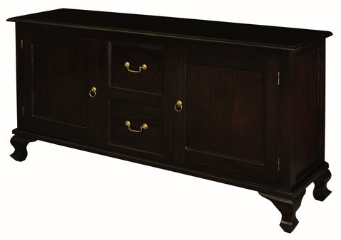 Queen Ann 2 Door 2 Drawer Buffet