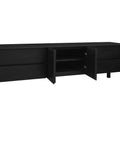 Adelle 2 Door 4 Drawer Entertainment Unit (Black)