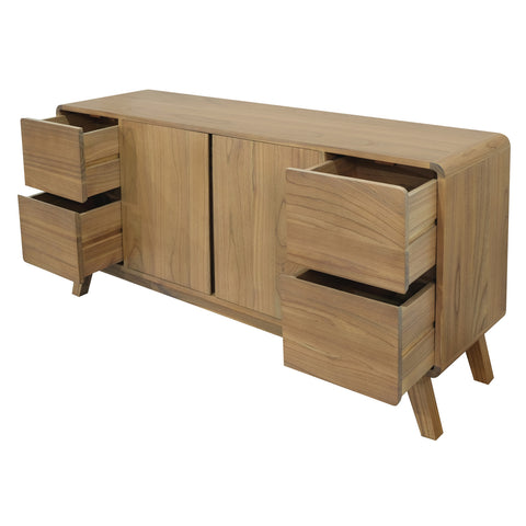 Providence 2 Door 4 Drawer Sideboard (Natural)