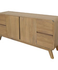 Providence 2 Door 4 Drawer Sideboard (Natural)