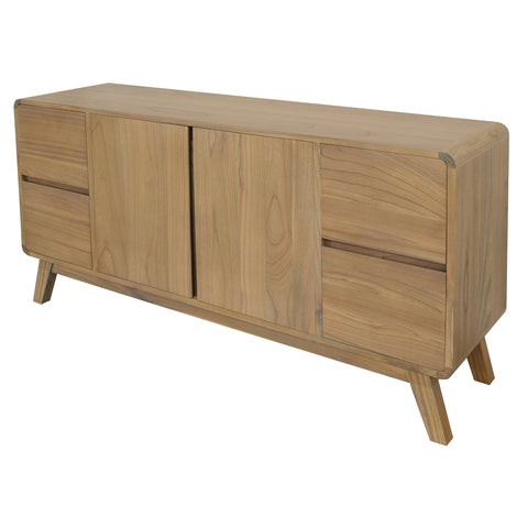 Providence 2 Door 4 Drawer Sideboard (Natural)