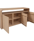 Gatsby Solid White Cedar 3 Door Buffet (Natural)
