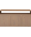 Gatsby Solid White Cedar 3 Door Buffet (Natural)