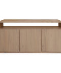 Gatsby Solid White Cedar 3 Door Buffet (Natural)
