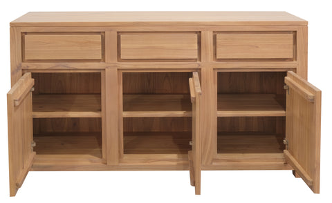 Amsterdam 3 Door 3 Drawer Buffet - Mindi Timber