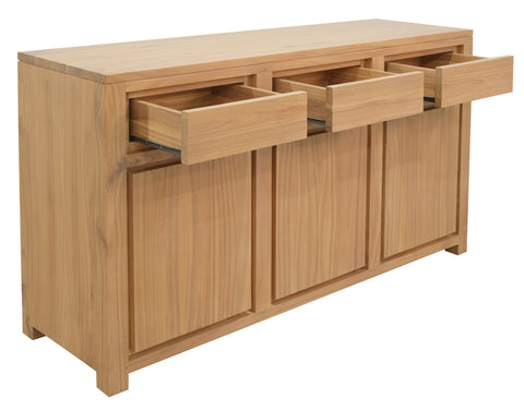 Amsterdam 3 Door 3 Drawer Buffet - Mindi Timber