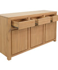 Amsterdam 3 Door 3 Drawer Buffet (Natural)