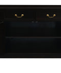 Queen Ann 4 Door 4 Drawer Buffet (Chocolate)