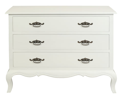 French Provincial 3 Drawer Dresser