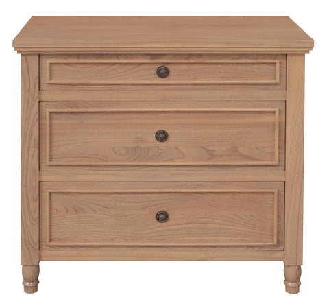 Beau 3 Drawer Turn Leg Chest of Drawer