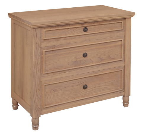 Beau 3 Drawer Turn Leg Chest of Drawer