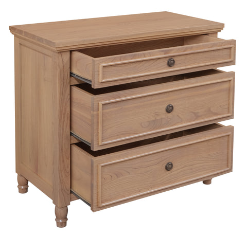 Beau 3 Drawer Turn Leg Chest of Drawer