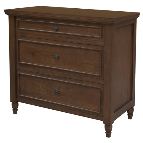 Beau 3 Drawer Turn Leg Chest of Drawer