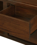 Amsterdam 4 Drawer Entertainment Unit (Mahogany)