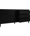 Beau 6 Drawer Dresser (Black)
