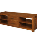 Paris 2 Middle Drawer Entertainment Unit (Light Pecan)