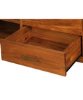 Paris 2 Middle Drawer Entertainment Unit (Light Pecan)