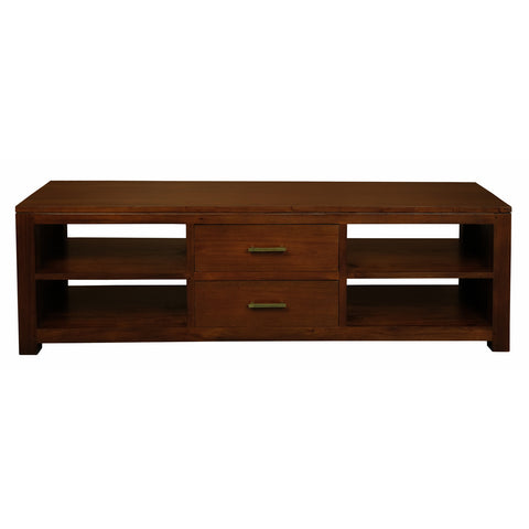 Paris 2 Middle Drawer Entertainment Unit (Mahogany)