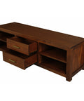 Paris 2 Middle Drawer Entertainment Unit (Mahogany)