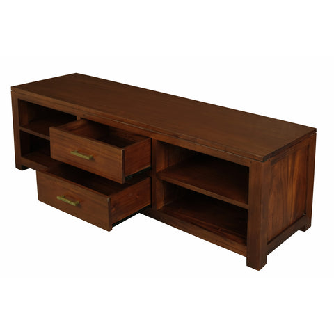 Paris 2 Middle Drawer Entertainment Unit (Mahogany)