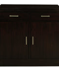 Paris 2 Door 2 Drawer Buffet (Chocolate)