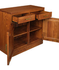Paris 2 Door 2 Drawer Buffet (Light Pecan)