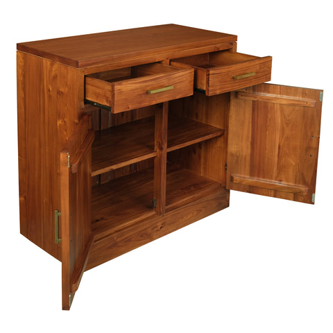 Paris 2 Door 2 Drawer Buffet (Light Pecan)