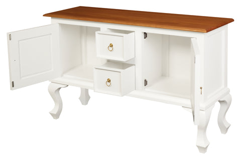 Queen Ann 2 Door 2 Drawer Buffet