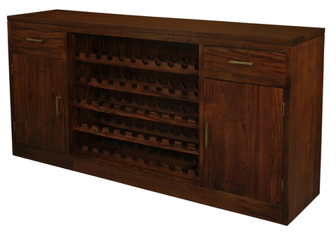 Paris 2 Door 2 Drawer Wine Rack