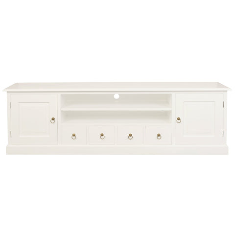 Tasmania 2 Door 4 Drawer Entertainment Unit (White)