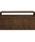 Gatsby Solid White Cedar 3 Door Buffet (Walnut)