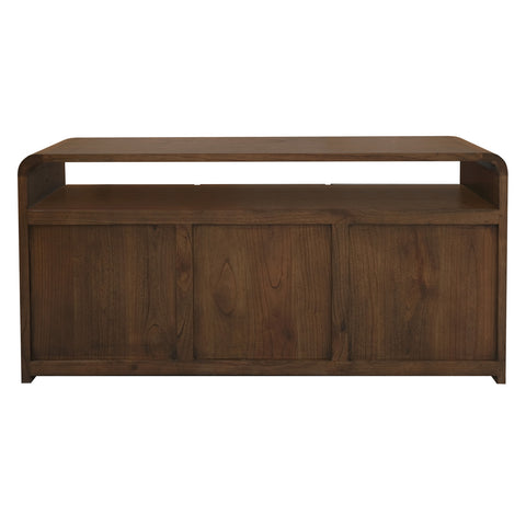 Gatsby Solid White Cedar 3 Door Buffet (Walnut)