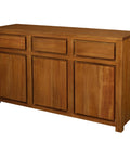 Amsterdam 3 Door 3 Drawer Buffet (Light Pecan)
