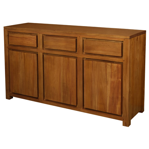 Amsterdam 3 Door 3 Drawer Buffet (Light Pecan)