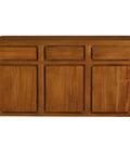 Amsterdam 3 Door 3 Drawer Buffet (Light Pecan)