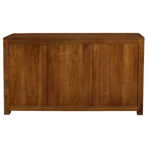 Amsterdam 3 Door 3 Drawer Buffet (Light Pecan)