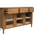 Winston 3 Door 3 Drawer Buffet (Almond)