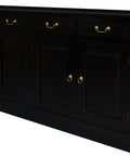 Tasmania 4 Door 4 Drawer Buffet (Chocolate)