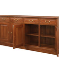 Tasmania 4 Door 4 Drawer Buffet (Mahogany)