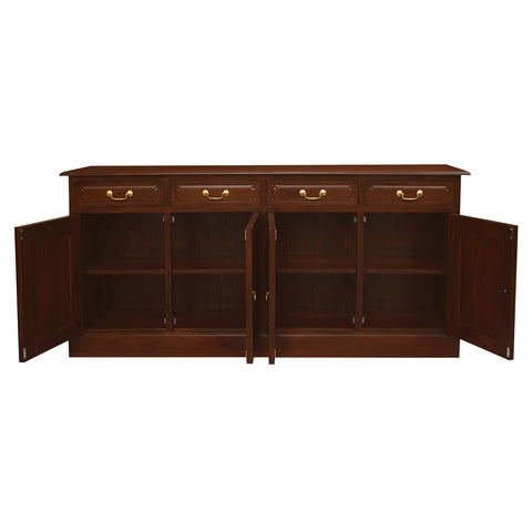 Tasmania 4 Door 4 Drawer Buffet (Mahogany)