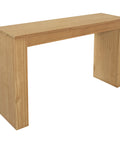 Hudson Solid Mindi Console Table (Natural)
