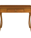 Queen Anne 1 Drawer Sofa Table (Light Pecan)