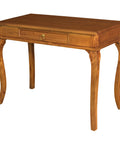 Queen Anne 1 Drawer Sofa Table (Light Pecan)