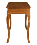 Queen Anne 1 Drawer Sofa Table (Light Pecan)