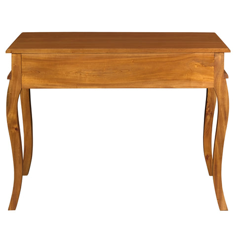 Queen Anne 1 Drawer Sofa Table (Light Pecan)