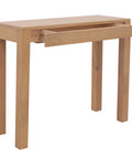 Amsterdam 1 Drawer Solid Mindi Sofa Table (Natural)